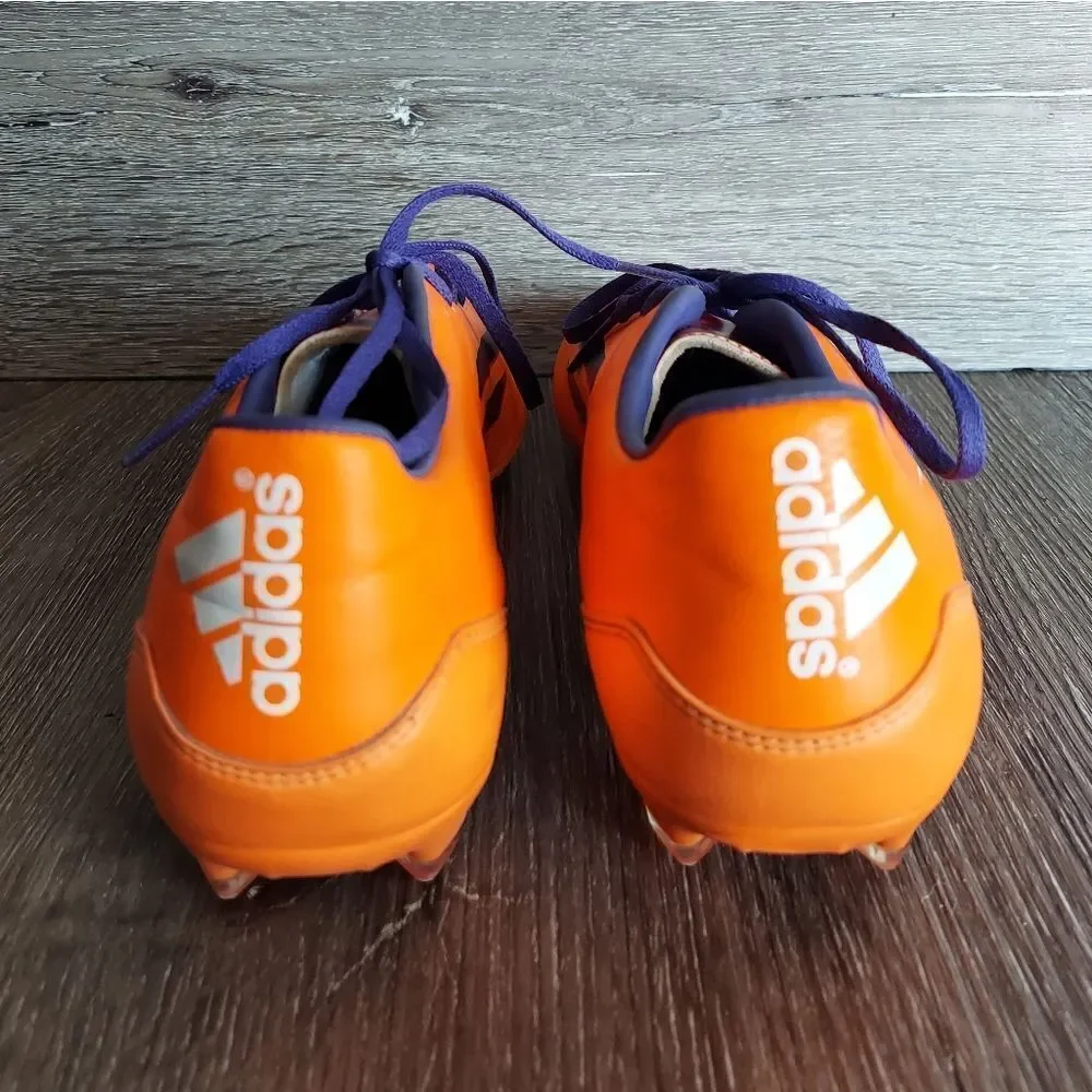 Adidas adizero F10 FG Messi F32693 Orange Boots Cleats Mens Soccer Sz 7.5